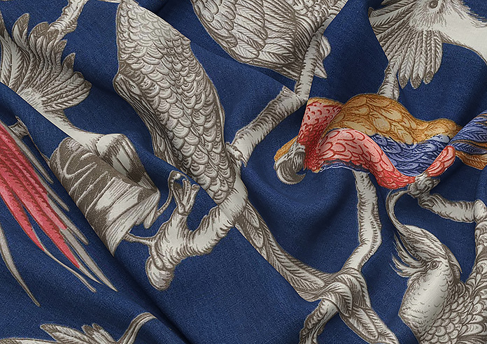 Aviary, Marine - Twist&Fit Roman Blind - Image 4